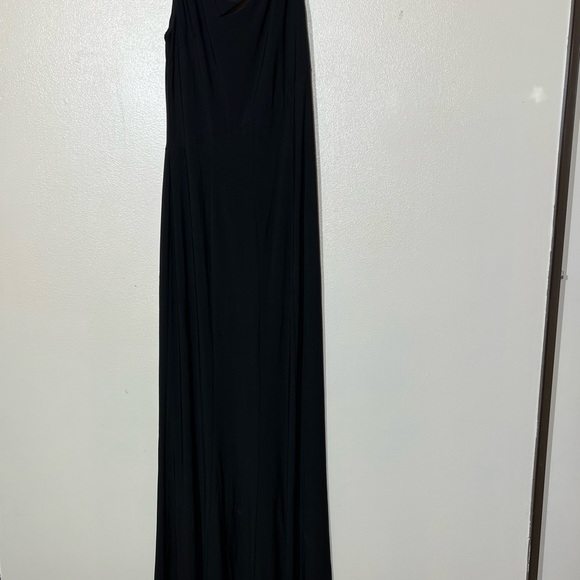 Chaps black long dress, sleeves less, size 4, 95% polyester 5% elastane, - Picture 2 of 8